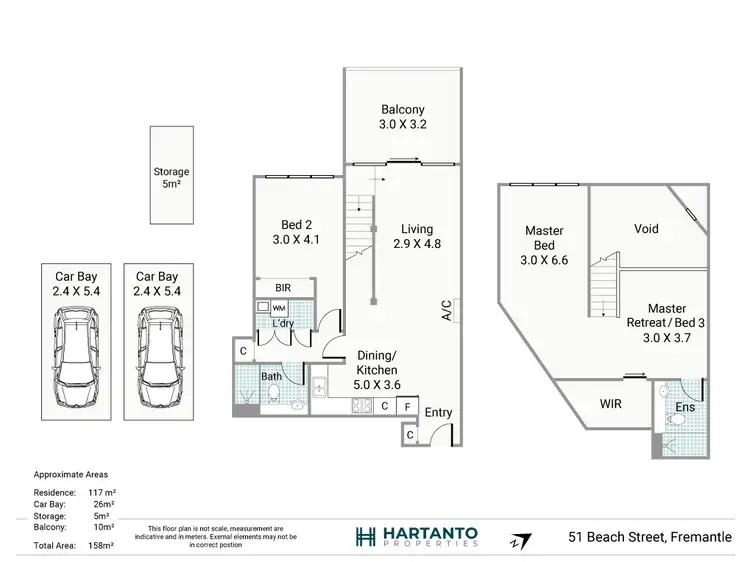 Floorplan of Homely apartment listing, 174/51 Beach Street, Fremantle WA 6160