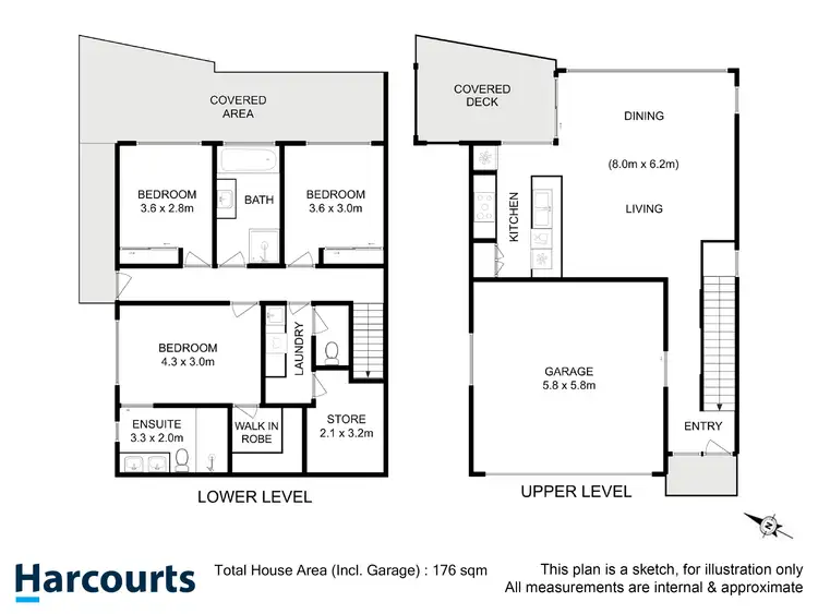 Floorplan of Homely villa listing, 3/38 Waterworks Road, Dynnyrne TAS 7005