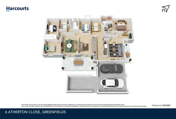 Floorplan of Homely house listing, 6 Atherton Close, Greenfields WA 6210