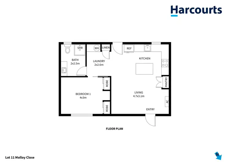 Floorplan of Homely house listing, Lot 11 Molloy Close, North Dandalup WA 6207