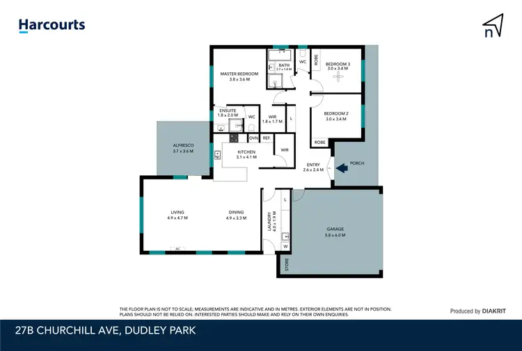 Floorplan of Homely house listing, 27B Churchill Avenue, Dudley Park WA 6210