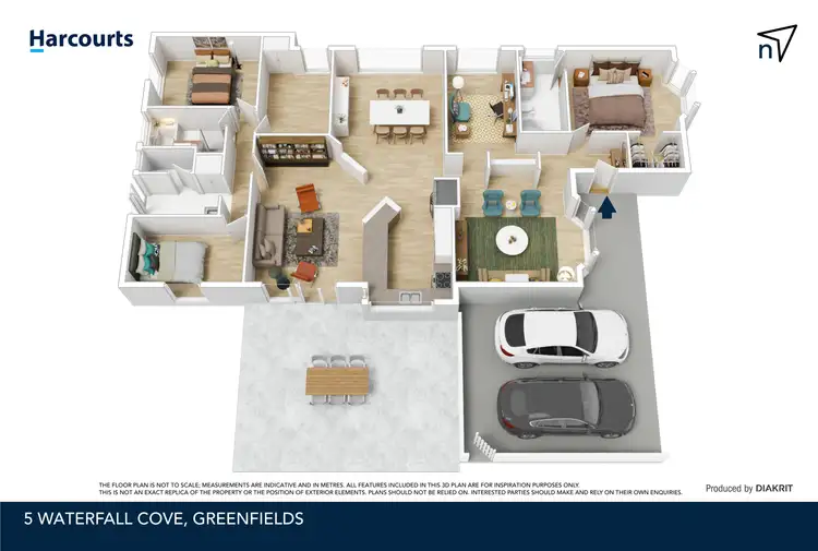 Floorplan of Homely house listing, 5 Waterfall Cove, Greenfields WA 6210