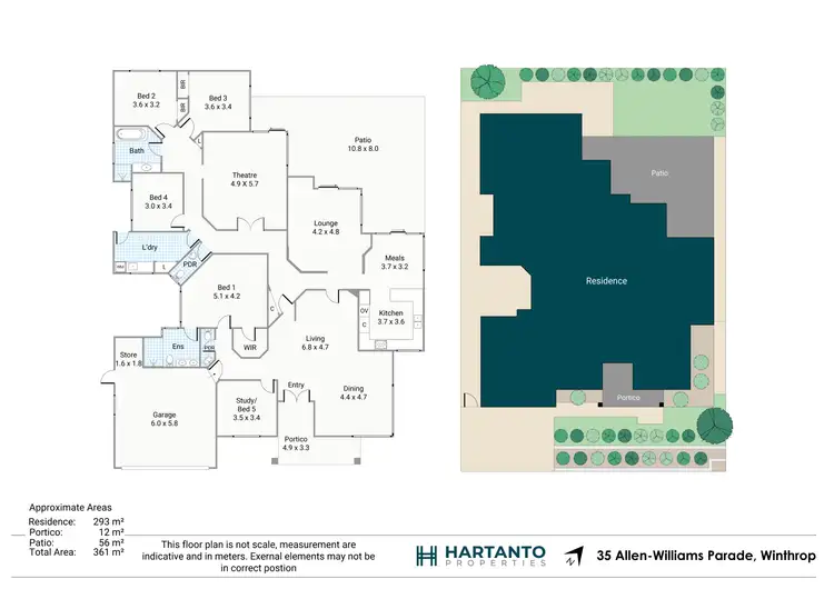 Floorplan of Homely house listing, 35 Allen-Williams Parade, Winthrop WA 6150