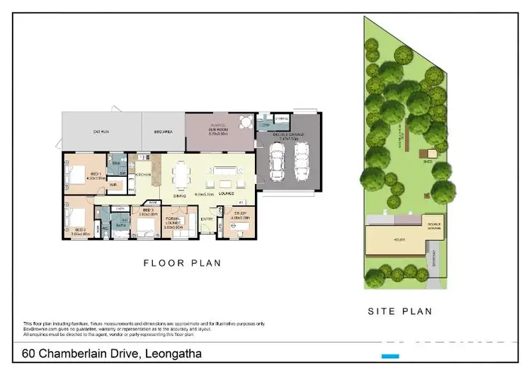 Floorplan of Homely house listing, 60 Chamberlain Drive, Leongatha VIC 3953