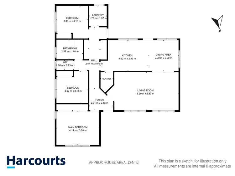 Floorplan of Homely house listing, 12 Walters Drive, Orford TAS 7190