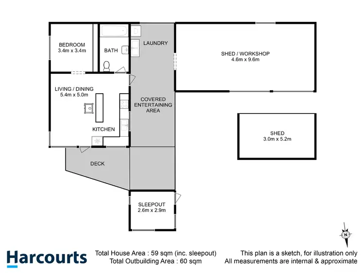 Floorplan of Homely house listing, 6052 Huon Highway, Glendevie TAS 7109