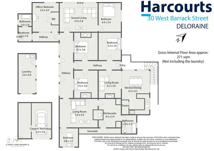Floorplan of Homely house listing, 30 West Barrack Street, Deloraine TAS 7304