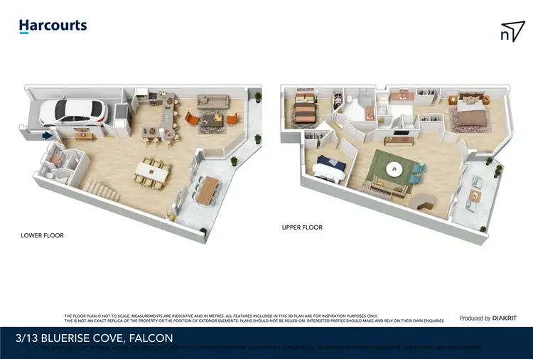 Floorplan of Homely apartment listing, 3/13 Bluerise Cove, Falcon WA 6210