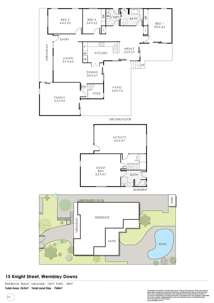 Floorplan of Homely house listing, 15 Knight Street, Wembley Downs WA 6019