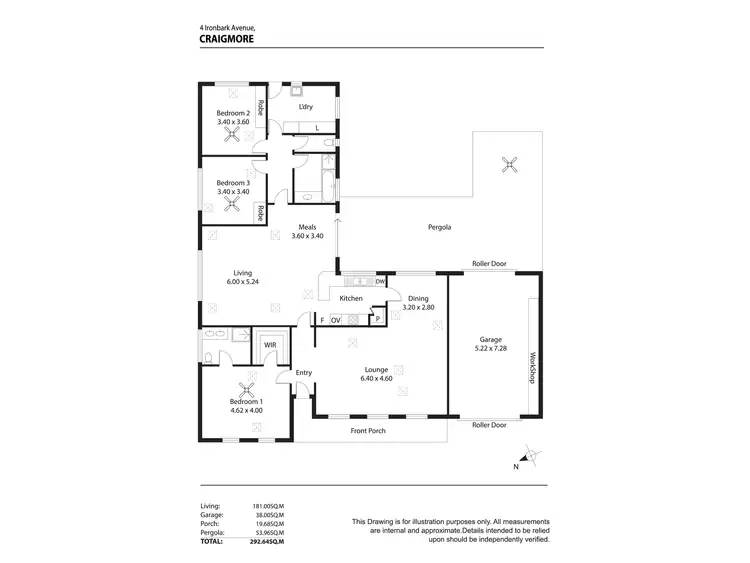 Floorplan of Homely house listing, 4 Ironbark Avenue, Craigmore SA 5114