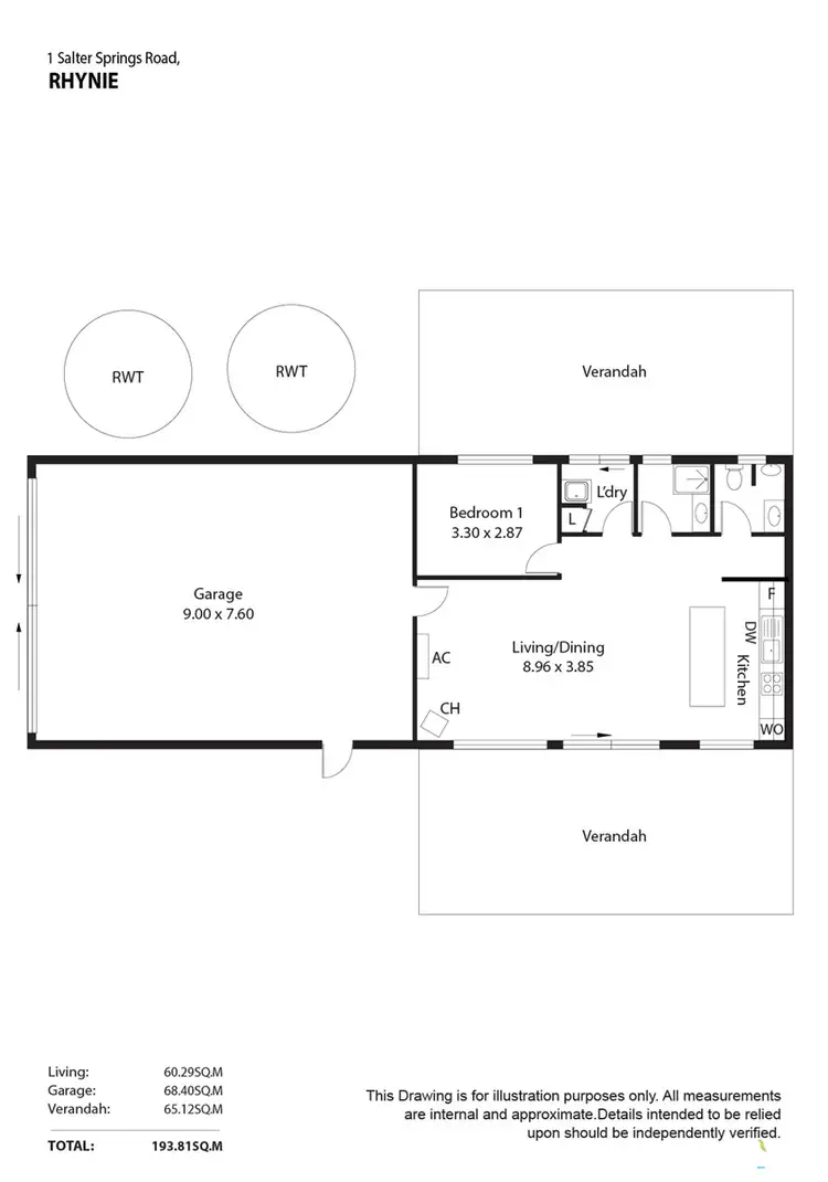 Floorplan of Homely rural property listing, Lot/1 Salter Springs Rd, Rhynie SA 5412