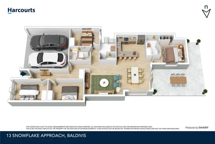 Floorplan of Homely house listing, 13 Snowflake Approach, Baldivis WA 6171