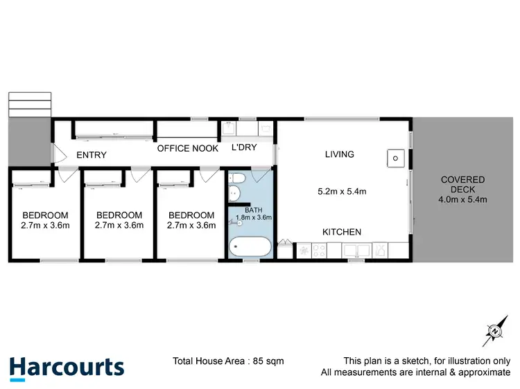 Floorplan of Homely house listing, 74 Bull Oak Way, Grove TAS 7109