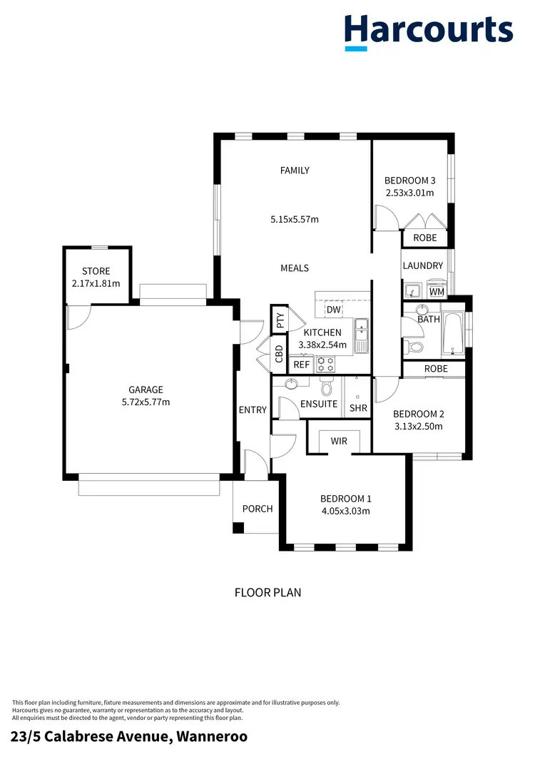 Floorplan of Homely house listing, 23/5 Calabrese Avenue, Wanneroo WA 6065