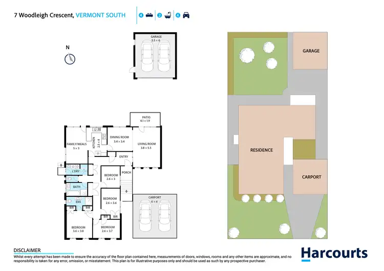 Floorplan of Homely house listing, 7 Woodleigh Crescent, Vermont South VIC 3133