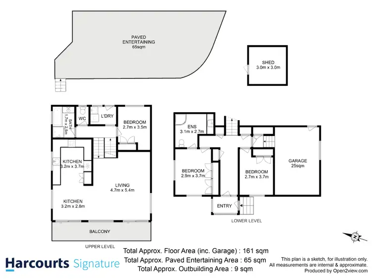 Floorplan of Homely house listing, 21 Vaughan Court, Tranmere TAS 7018