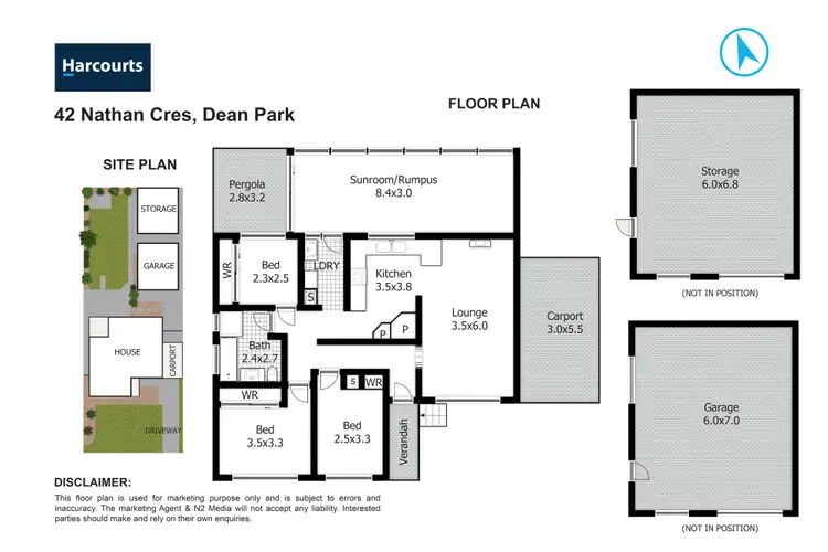 Floorplan of Homely house listing, 42 Nathan Crescent, Dean Park NSW 2761