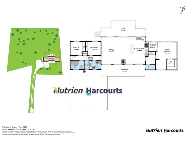 Floorplan of Homely house listing, 30 Smith Street, Yea VIC 3717