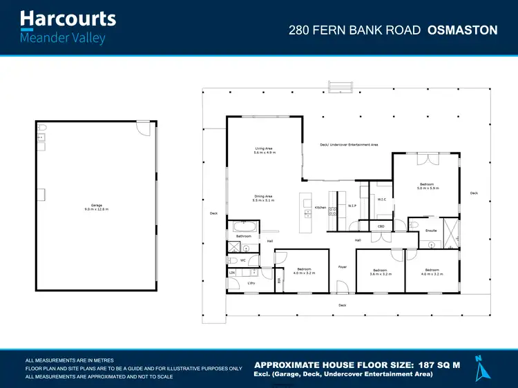 Floorplan of Homely rural property listing, 280 Fern Bank Road, Osmaston TAS 7303