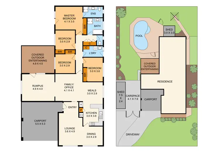 Floorplan of Homely house listing, 32 Chamberlain Drive, Kilsyth South VIC 3137