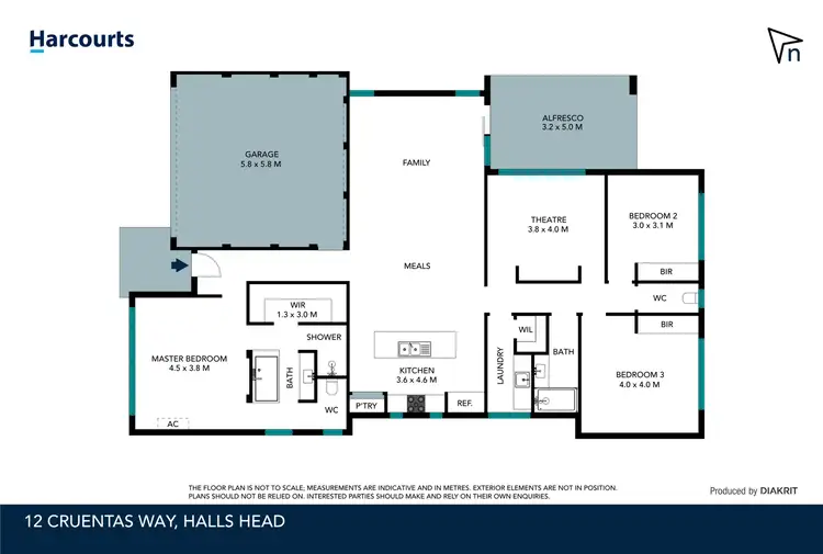 Floorplan of Homely house listing, 12 Cruentas Way, Halls Head WA 6210