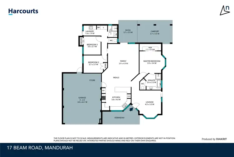 Floorplan of Homely house listing, 17 Beam Road, Mandurah WA 6210