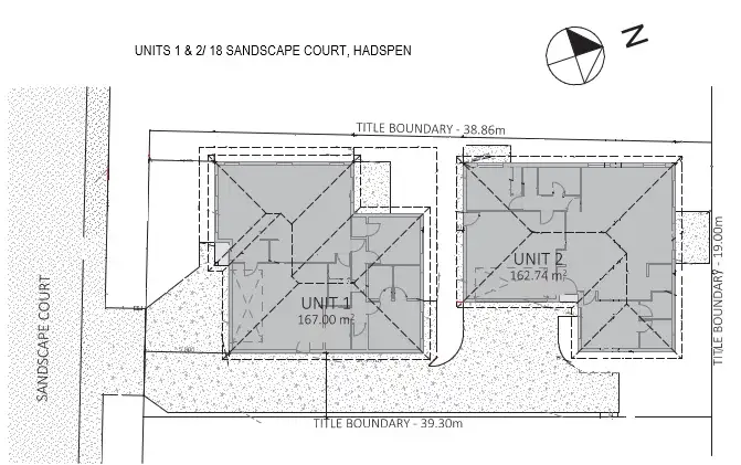Floorplan of Homely villa listing, 2/18 Sandscape Court, Hadspen TAS 7290