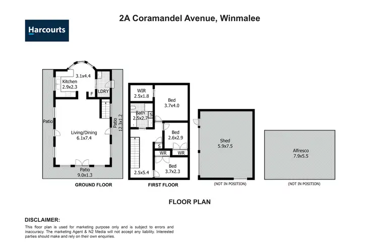Floorplan of Homely house listing, 2A Coramandel Avenue, Winmalee NSW 2777