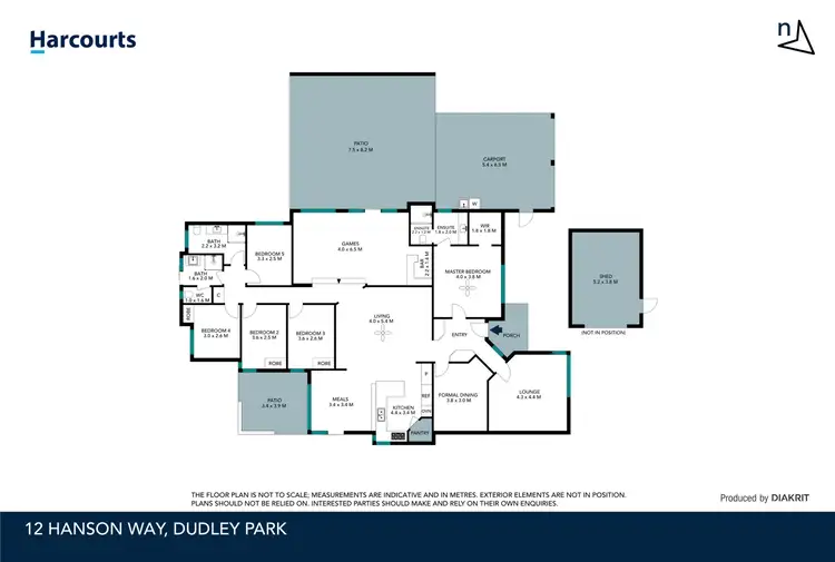 Floorplan of Homely house listing, 12 Hanson Way, Dudley Park WA 6210
