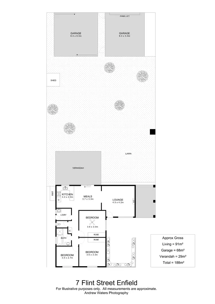 Floorplan of Homely house listing, 7 Flint Street, Enfield SA 5085