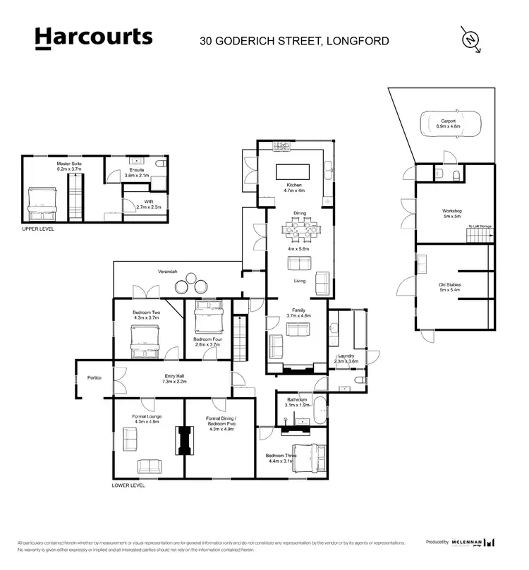 Floorplan of Homely house listing, 30 Goderich Street, Longford TAS 7301