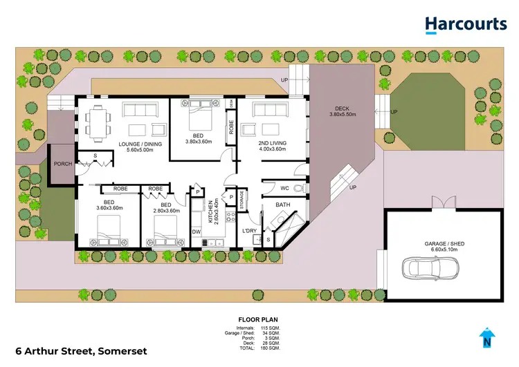 Floorplan of Homely house listing, 6 Arthur Street, Somerset TAS 7322