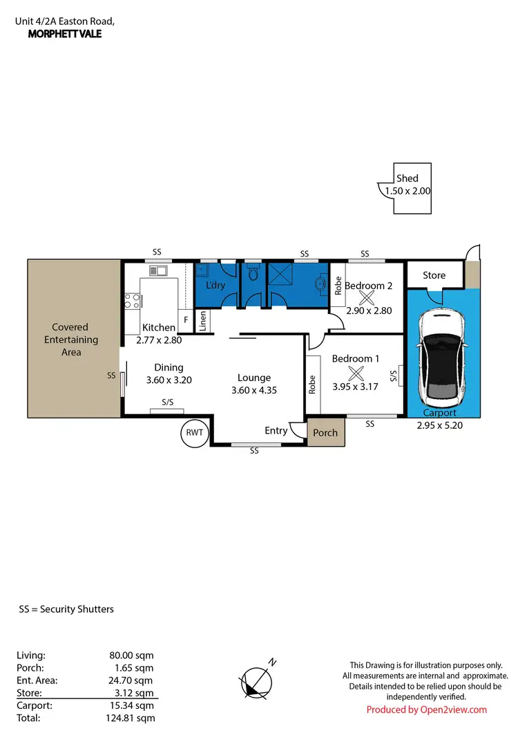 Floorplan of Homely house listing, 4/2A Easton Road, Morphett Vale SA 5162