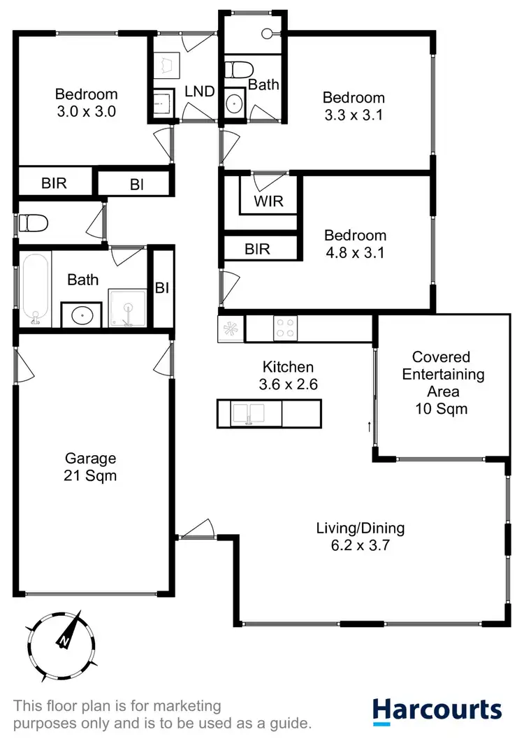 Floorplan of Homely house listing, 17 Angelina Drive, Rokeby TAS 7019