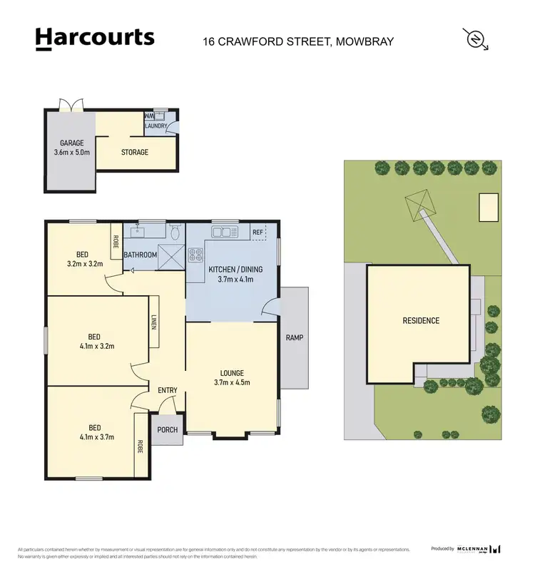 Floorplan of Homely house listing, 16 Crawford Street, Mowbray TAS 7248