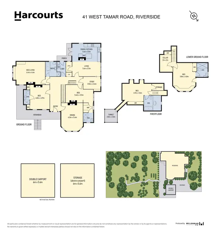Floorplan of Homely house listing, 41 West Tamar Road, Trevallyn TAS 7250