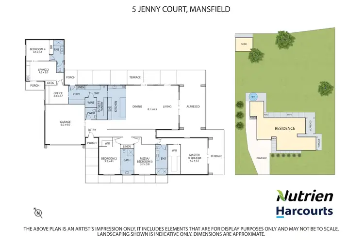 Floorplan of Homely house listing, 5 Jenny Court, Mansfield VIC 3722