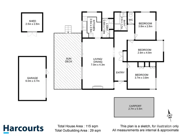 Floorplan of Homely house listing, 24 Ada Street, Triabunna TAS 7190