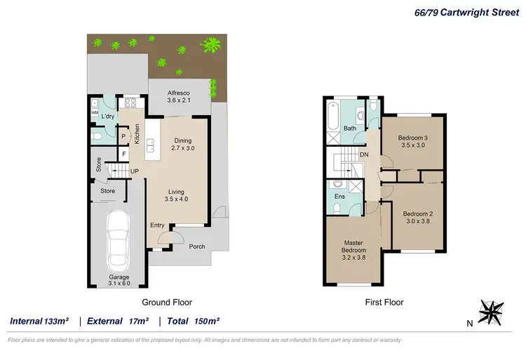 Floorplan of Homely townhouse listing, 66/79 Cartwright Street, Taigum QLD 4018