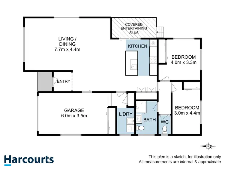 Floorplan of Homely villa listing, 506 Village Drive, Kingston TAS 7050