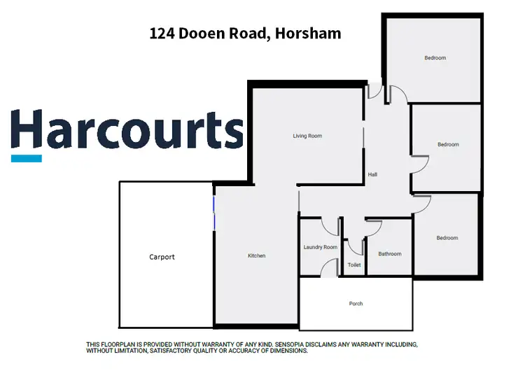 Floorplan of Homely house listing, 124 Dooen Road, Horsham VIC 3400