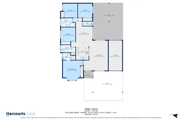 Floorplan of Homely house listing, 5 Timberland Place, Loganholme QLD 4129