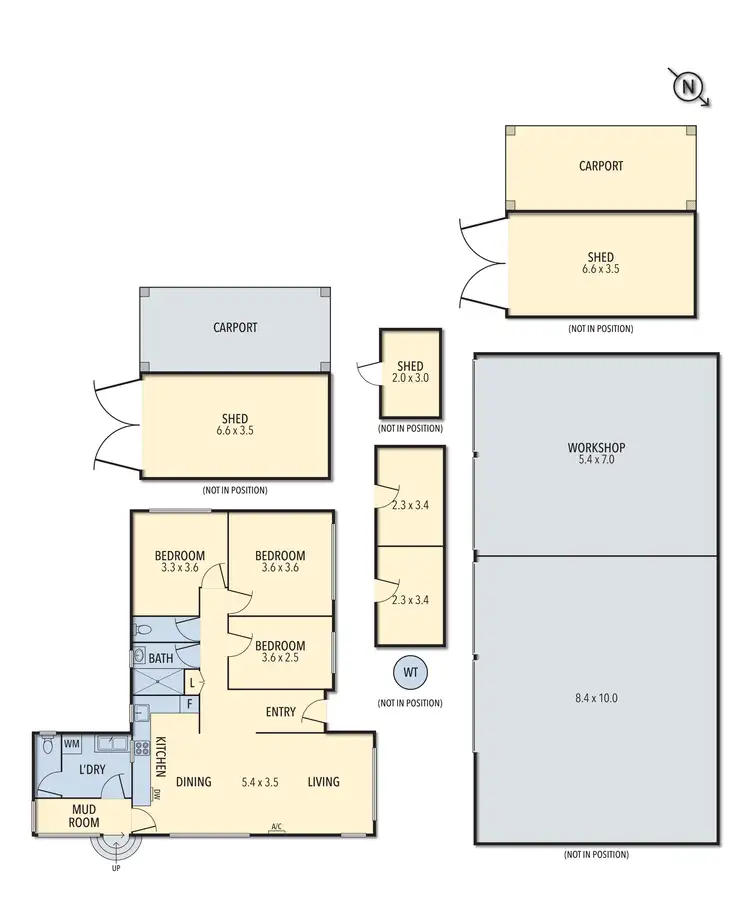Floorplan of Homely rural property listing, . Gaffneys Road, Moltema TAS 7304