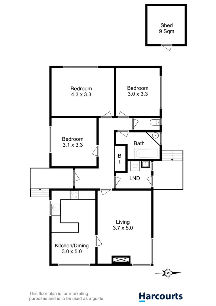 Floorplan of Homely house listing, 11 Ramsay Place, Herdsmans Cove TAS 7030