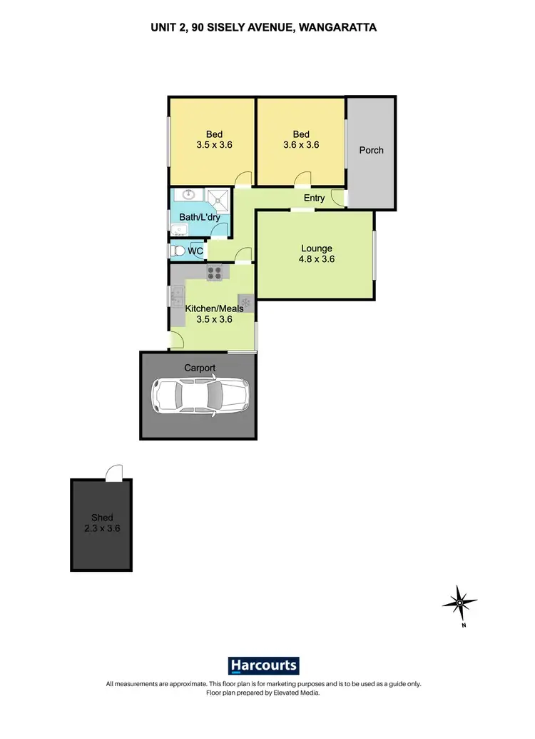 Floorplan of Homely house listing, 2/90 Sisely Avenue, Wangaratta VIC 3677