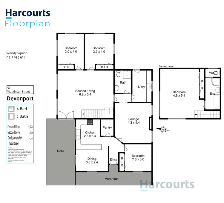 Floorplan of Homely house listing, 52 Watkinson Street, Devonport TAS 7310