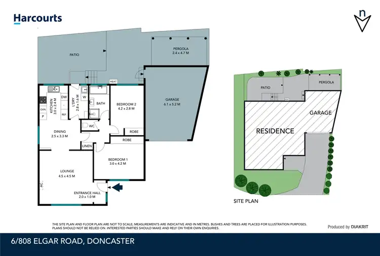 Floorplan of Homely unit listing, 6/808 Elgar Road, Doncaster VIC 3108