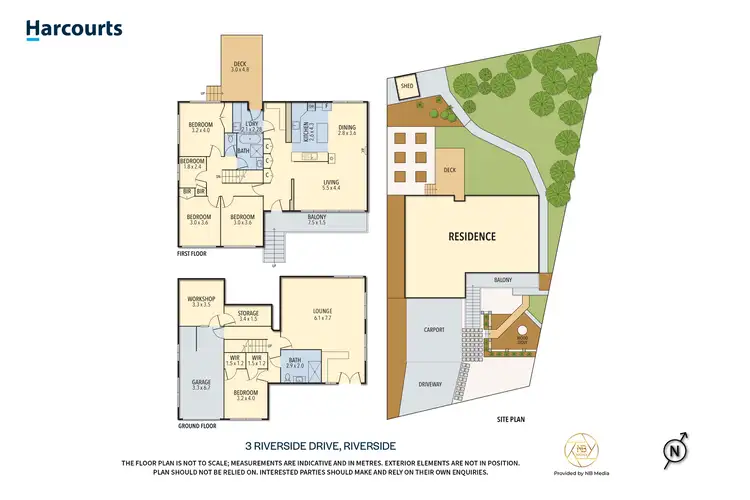 Floorplan of Homely house listing, 3 Riverside Drive, Riverside TAS 7250