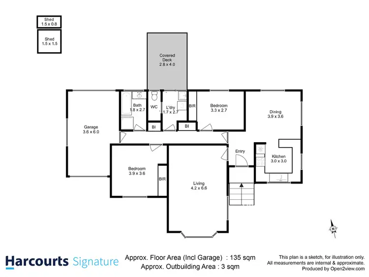 Floorplan of Homely house listing, 5 Mercer Court, Sorell TAS 7172