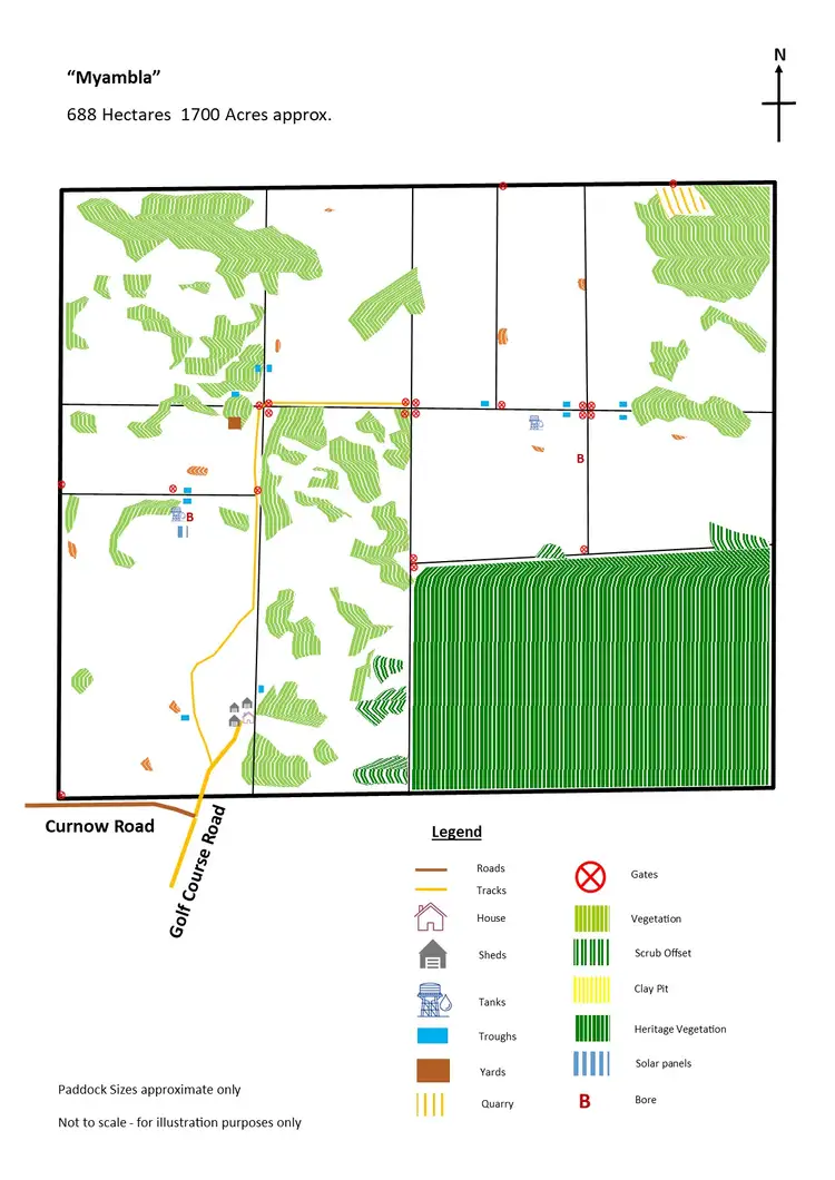 Floorplan of Homely rural property listing, 644 Golf Course Road, Bordertown SA 5268